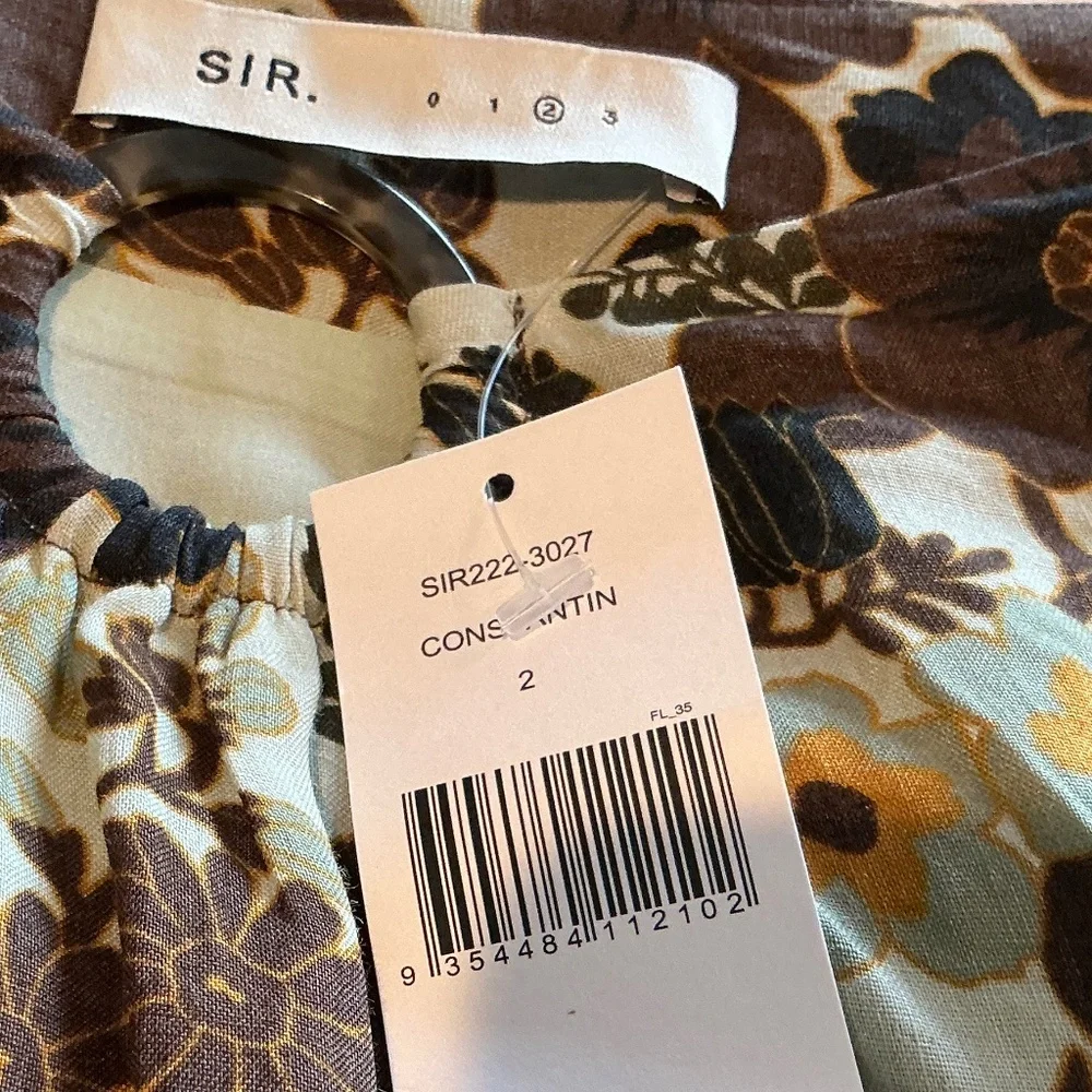 Sir Women's Constantine Ruched Maxi Skirt In Multi - Picture 2 of 4